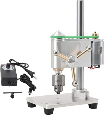 Mini Drill Press. Precision Variable Speed Benchtop Drill Press. Electric Portable Bench Drilling Machine JT0 Chuck CNC 360? Rotating for Metal Wooden DIY Jewelry Making Crafts Tool