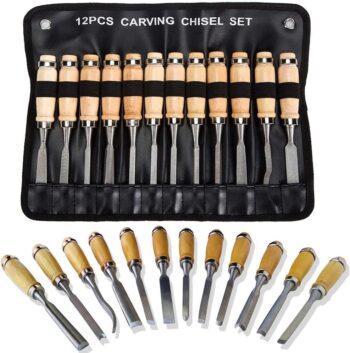 Sharp & Durable 12-Piece Chisel Set – Ideal for Carving & DIY Projects – Now Discounted!